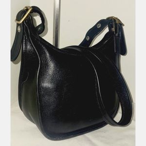Coach 9950 Vtg Janice Legacy Black Leather Crossbody